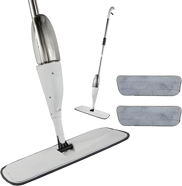 Microfiber Spray Mop – 360° Spin,